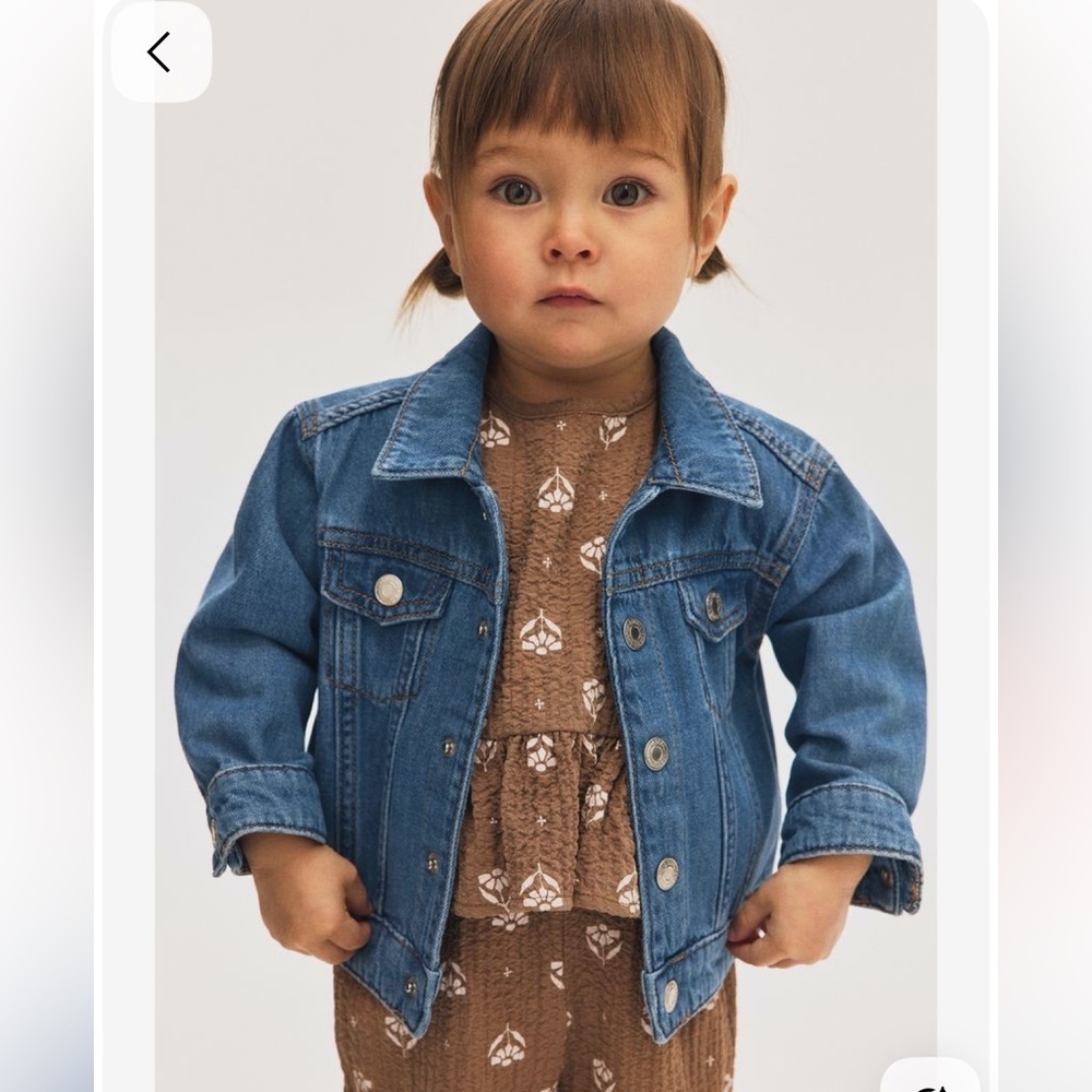 Baby Gap 1969 Denim Jean Jacket. Size 12-18 - Picture 1 of 7
